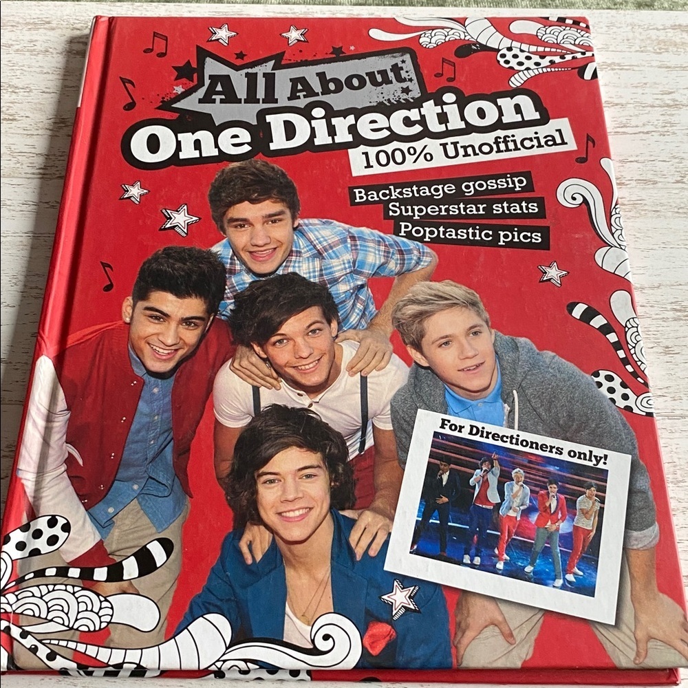 All About One Direction 100% Unofficial Fan Guide Parragon Hardcover 2012